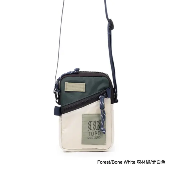 TOPO DESIGNS Mini Shoulder Bag斜背包/ Forest/Bone White 森林綠/骨白色