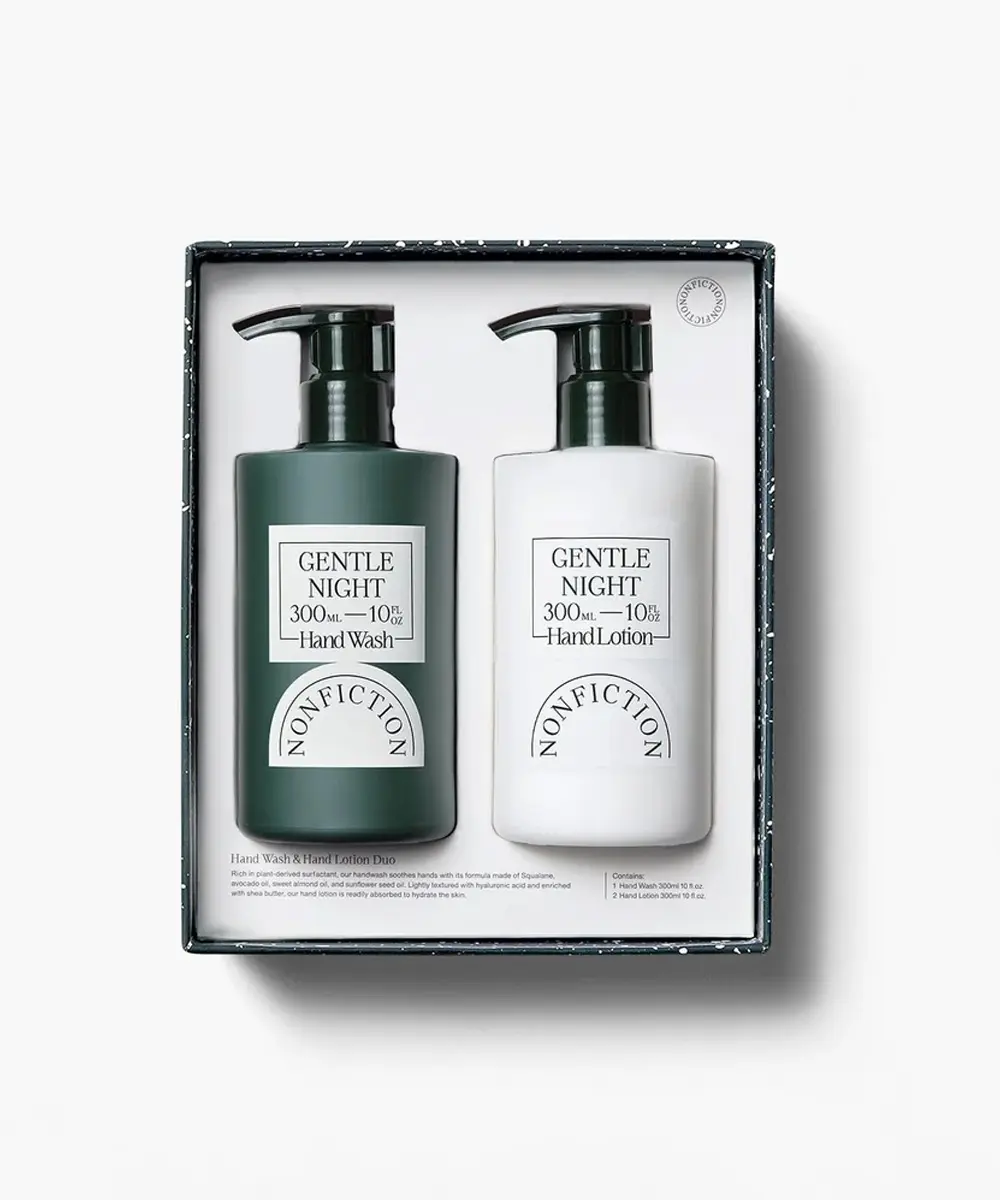 NONFICTION GENTLE NIGHT 洗手乳&護手乳禮盒組300ml x 2