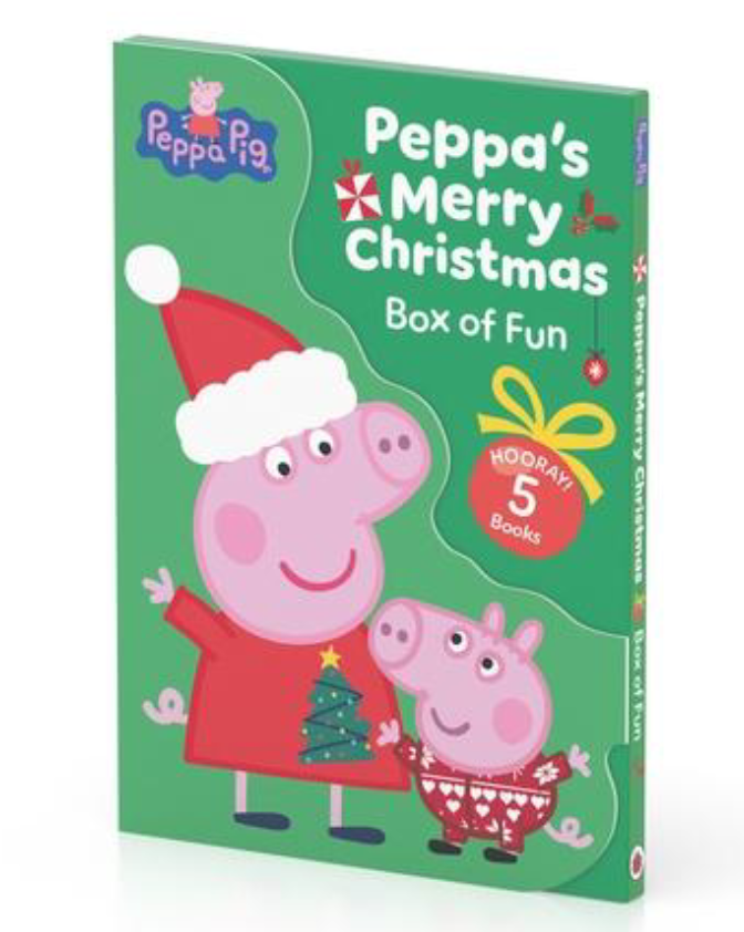 Peppa Pig Merry Christmas Box of Fun (5冊合售)