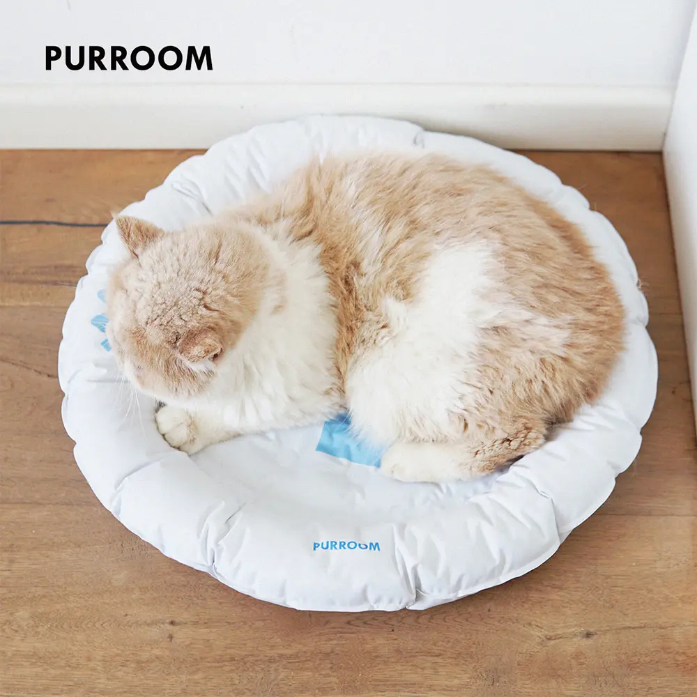 防水防油好清洗➤PURROOM 小雞圓形冰窩 寵物睡墊