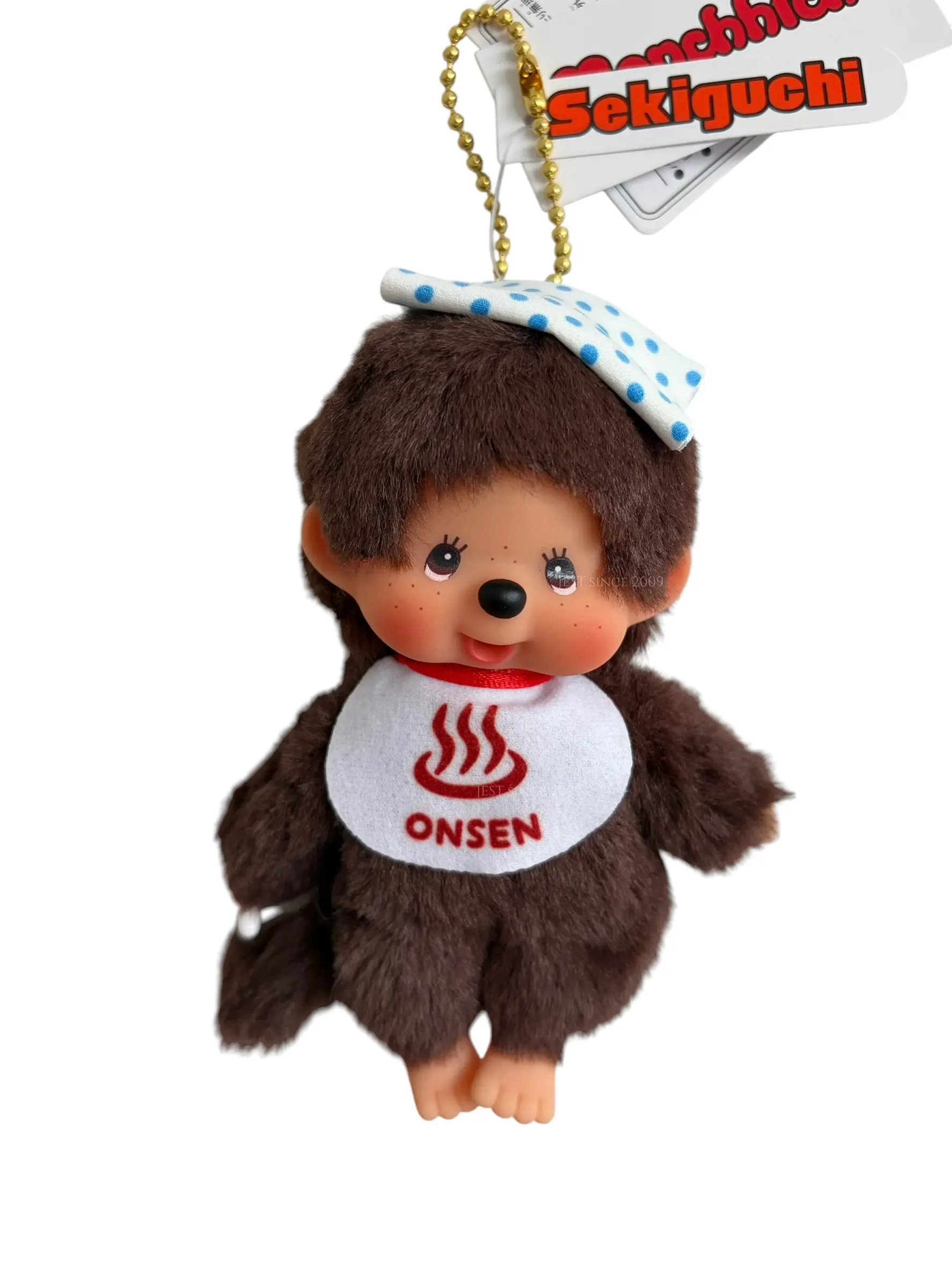 【現貨】日本地域限定Monchhichi 溫泉蒙奇奇吊飾(745036/棕/白/溫泉/男孩/吊飾/掛件/蒙奇奇/平行輸入)