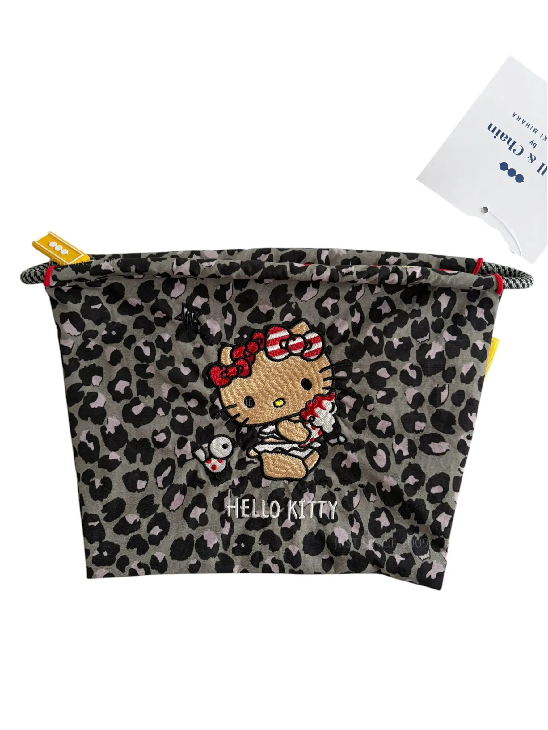 【現貨】日本Ball & Chain x Hello Kitty 超人氣聯名款拉鍊包(372407/灰/豹紋/黑皮/Kitty/黃標/拉鍊包/化妝包/收納包/平行輸入)