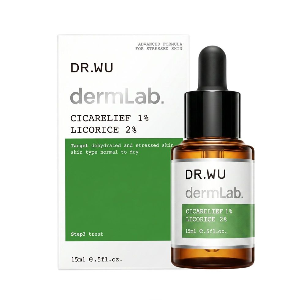 【DR.WU 達爾膚】1%積雪草舒敏修護精華 15ml 公司貨(內附滴管)