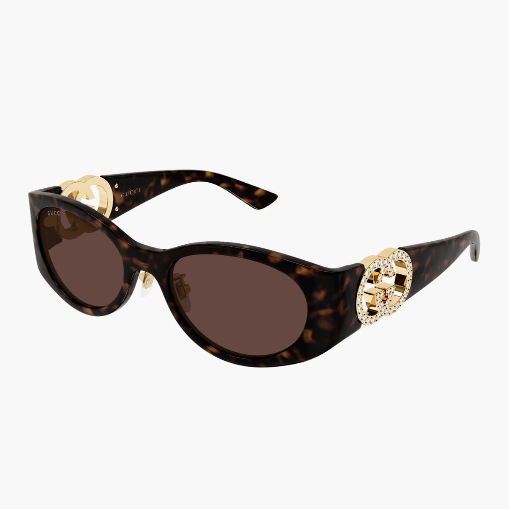 GUCCI｜GG2123SA-004 貓眼膠框太陽眼鏡/ 公司貨