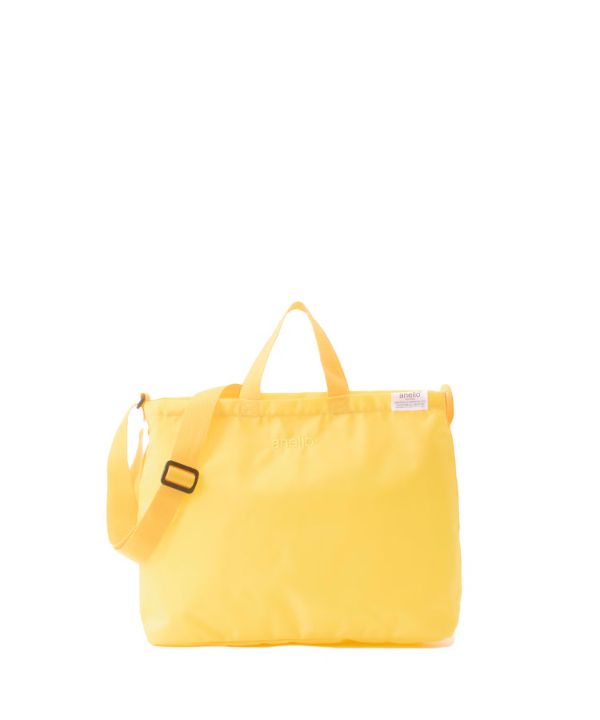 日本 anello Toy 兩用托特購物包/ Light Yellow