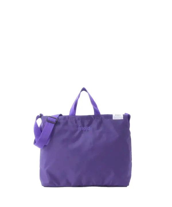 日本 anello Toy 兩用托特購物包/ Purple