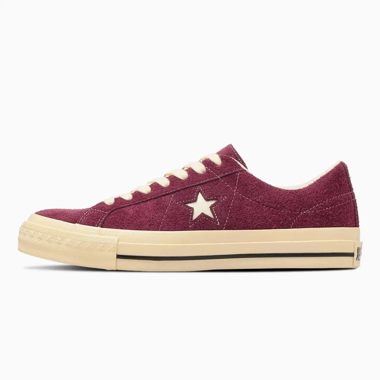 日本限定 Converse ONE STAR AGED SUEDE AG 低筒 復古麂皮休閒鞋/ 酒紅色/ 預購 24 cm