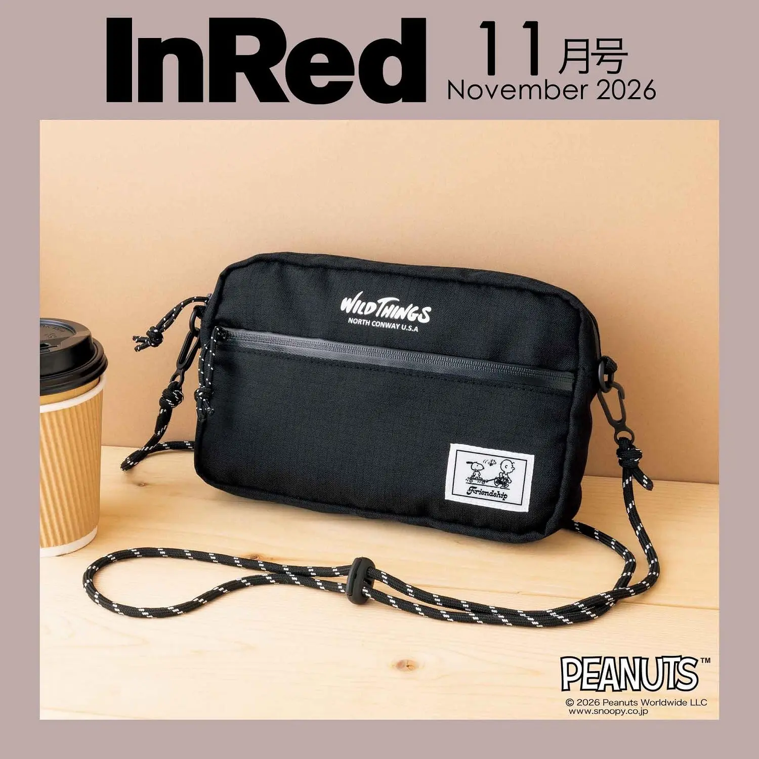 In Red (11月/2026/附PEANUTS×WILD THINGS側背包)