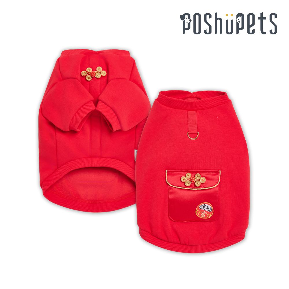 【Poshüpets】福氣滿滿迎春上衣/ S