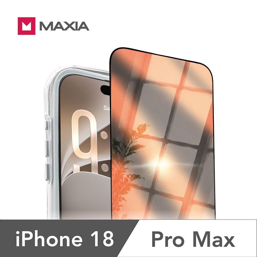 【MAXIA】iPhone 18 Pro Max 180°防窺鏡面保護膜6.9吋