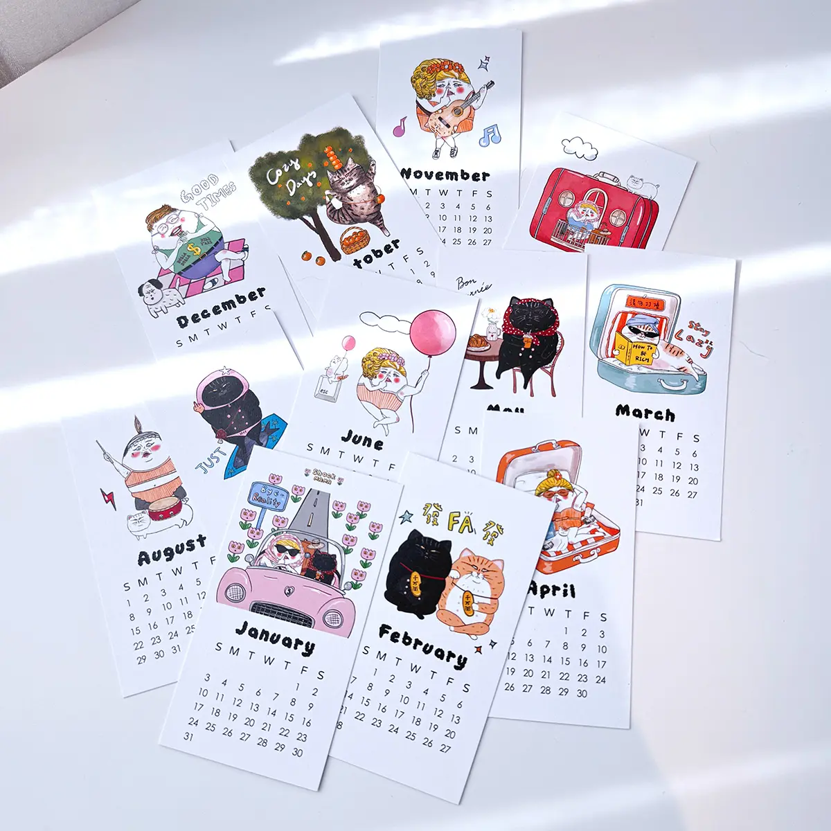 2027 Shock Mama Mini Calendar迷你月曆
