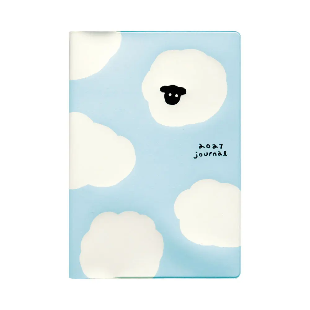 2027 日本 MATOKA 日誌/ 月間記事/ B6/ Puffy Clouds/ 羊/ 藍