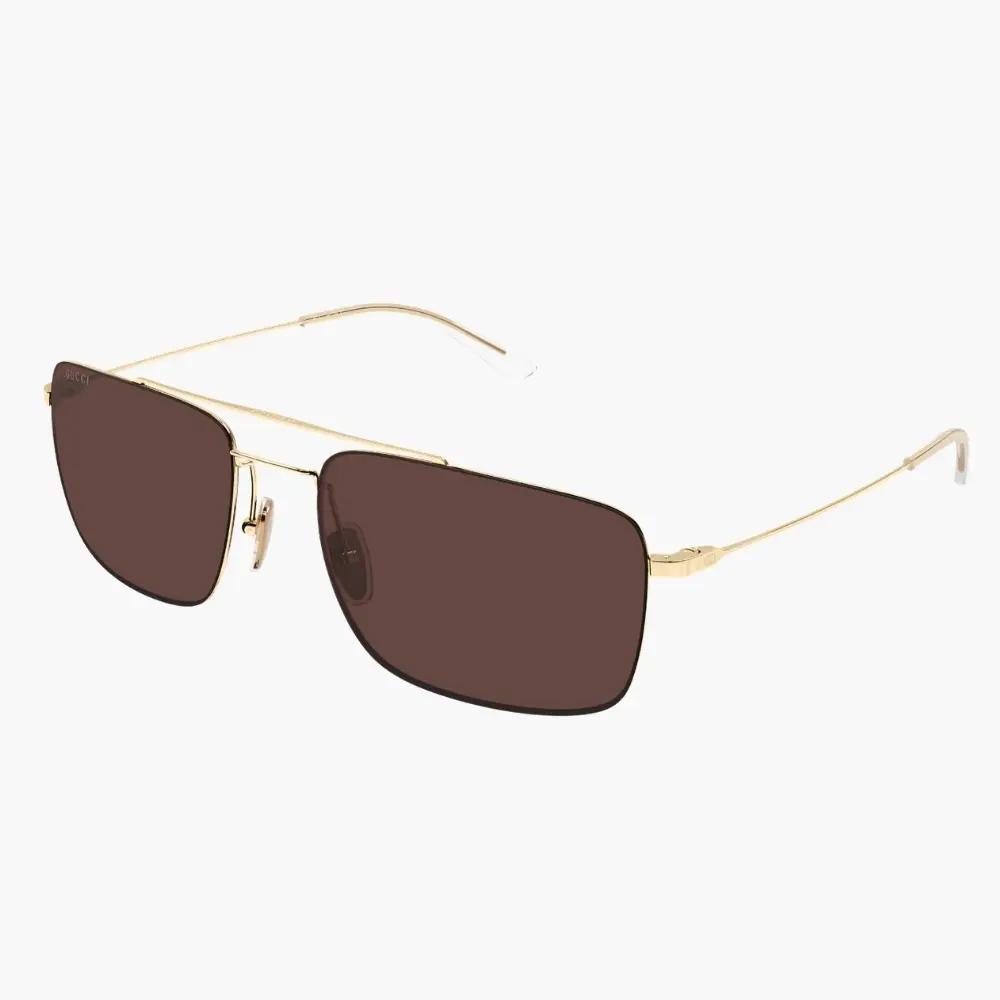 GUCCI｜GG2256SA-003 方形金屬太陽眼鏡/ 公司貨