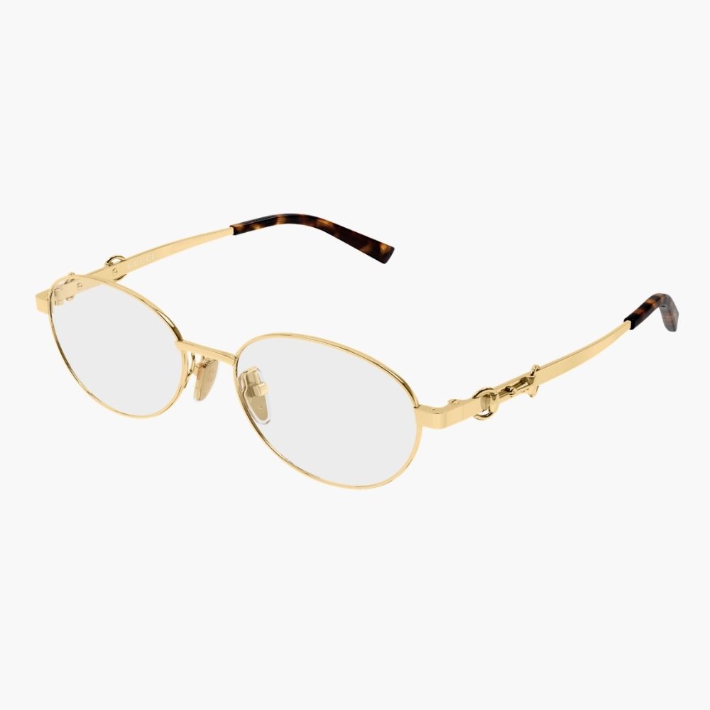 GUCCI｜GG2221OK-001 橢圓形金屬光學眼鏡/ 公司貨