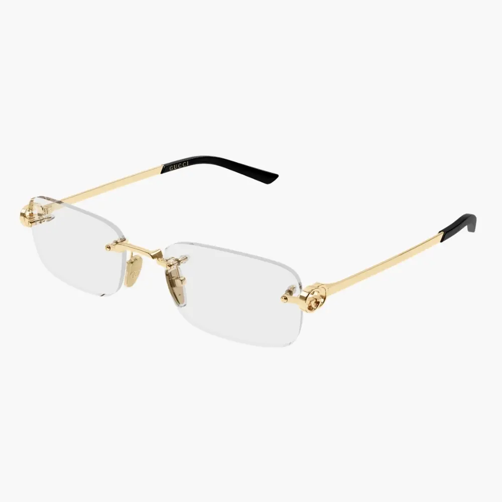 GUCCI｜GG2231O-001 方形無框光學眼鏡/ 公司貨