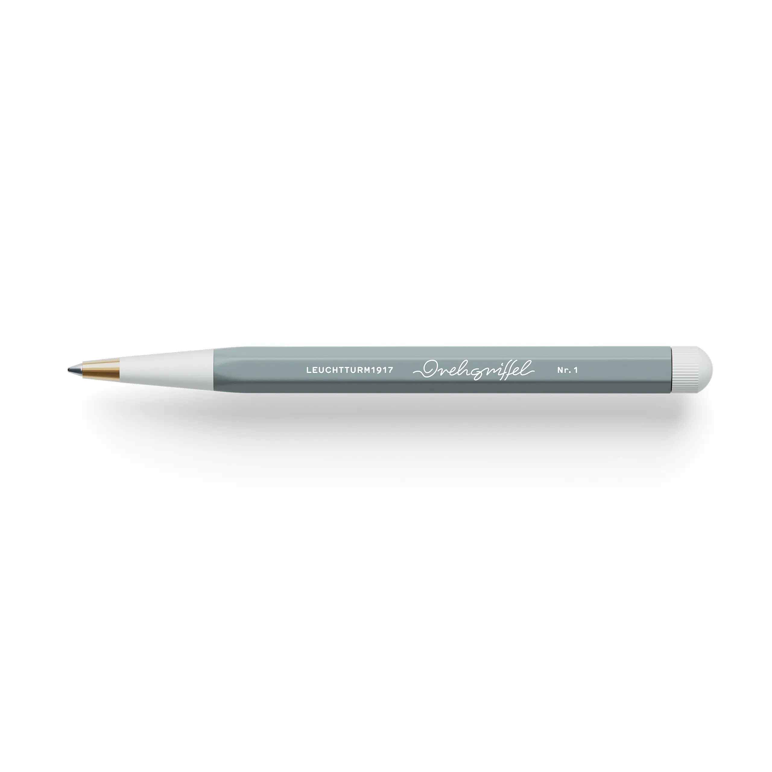 德國 LEUCHTTURM1917 Drehgriffel Nr. 1 鋼珠筆/ 黑色筆芯/ 霧藍灰