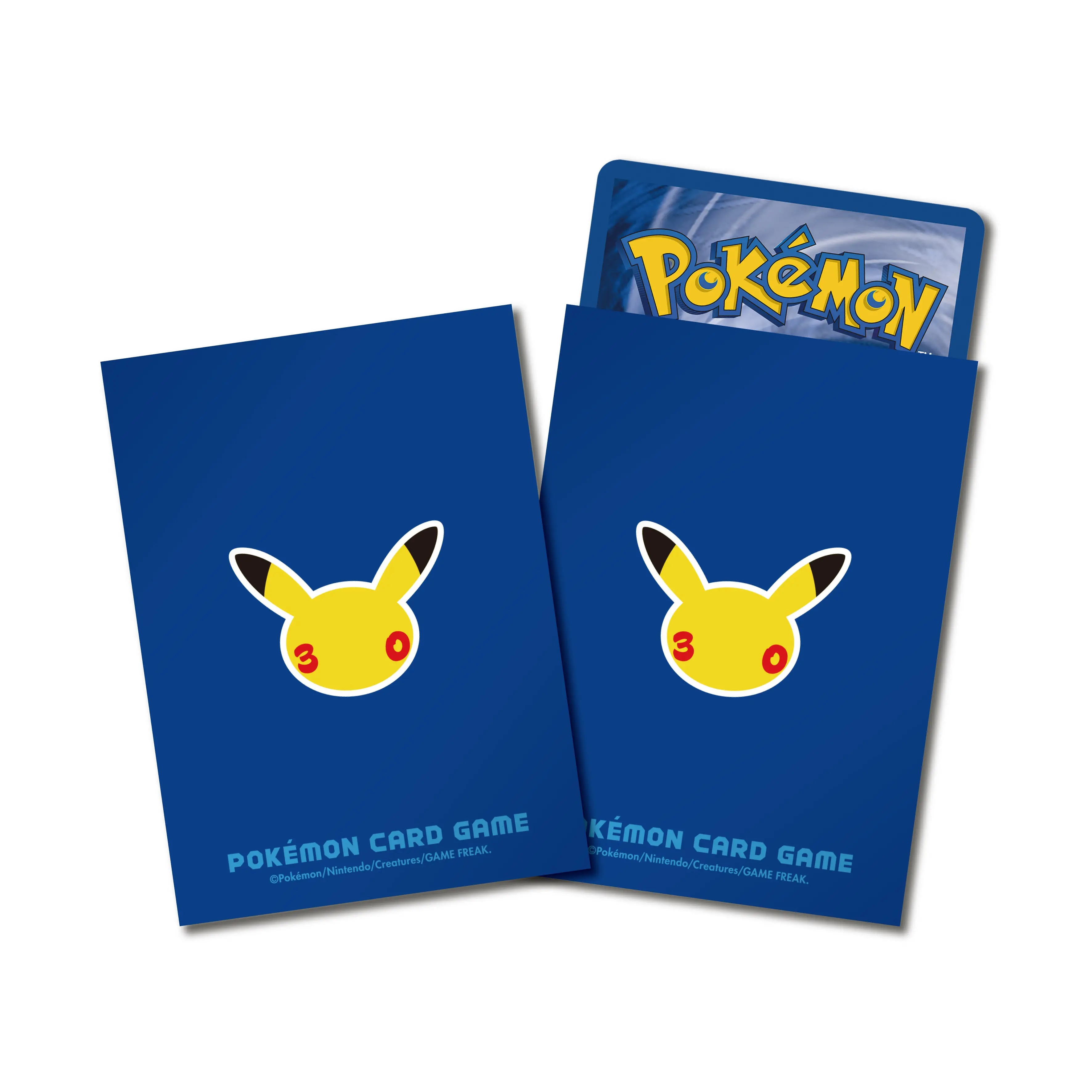 PTCG寶可夢集換式卡牌遊戲/ 寶可夢造型卡套/ 30周年LOGO
