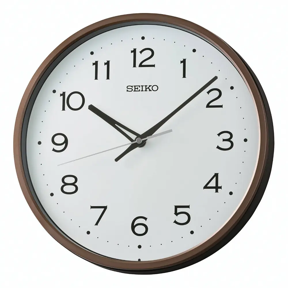 SEIKO 精工 滑動式秒針靜音簡約掛鐘 時鐘 送禮 禮物 送禮(QHA020B)