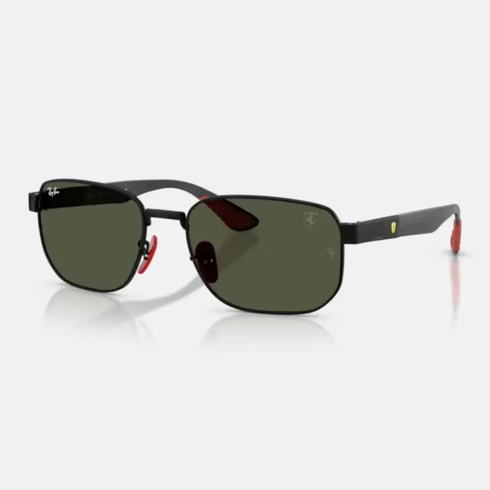 Ray Ban｜RB8329M-F00231 法拉利聯名 方形金屬太陽眼鏡/ 公司貨