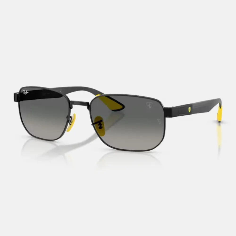 Ray Ban｜RB8329M-F12071 法拉利聯名 方形金屬太陽眼鏡/ 公司貨