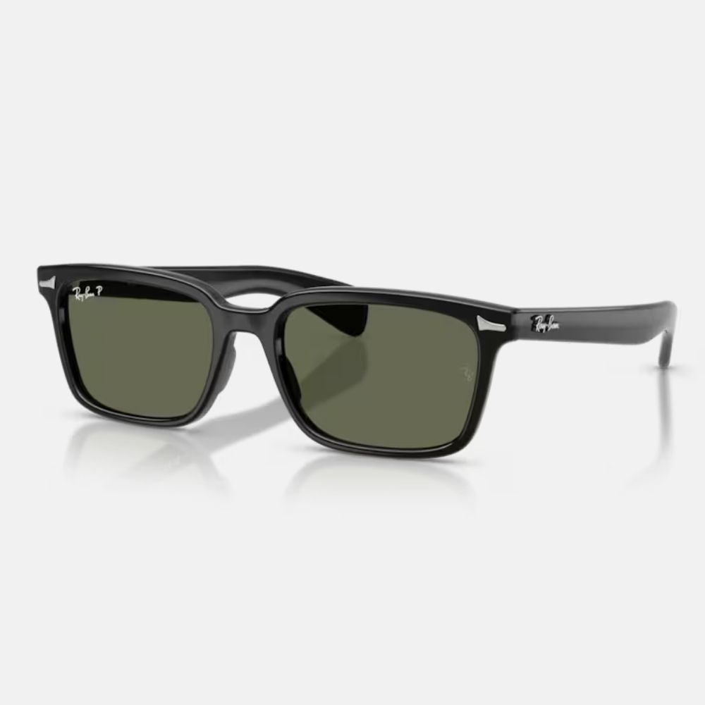 Ray Ban｜RB2234F-901/58 方形膠框偏光太陽眼鏡/ 公司貨