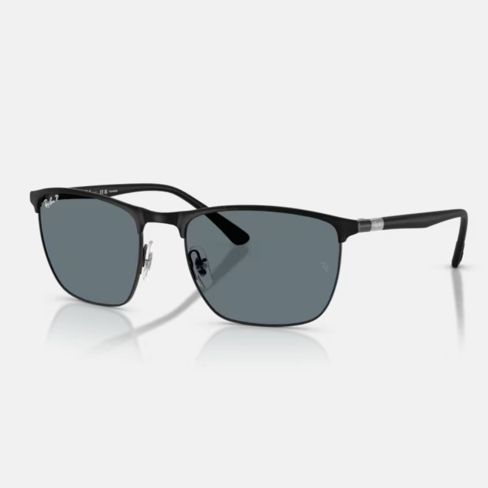 Ray Ban｜RB3686-186/3R 方形金屬偏光太陽眼鏡/ 公司貨