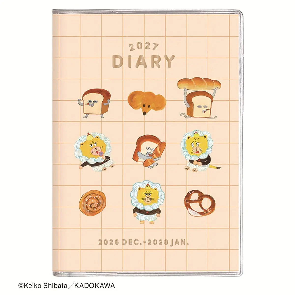 2027 日本 APJ 月計畫日誌/ B6/ 麵包小偷/ B