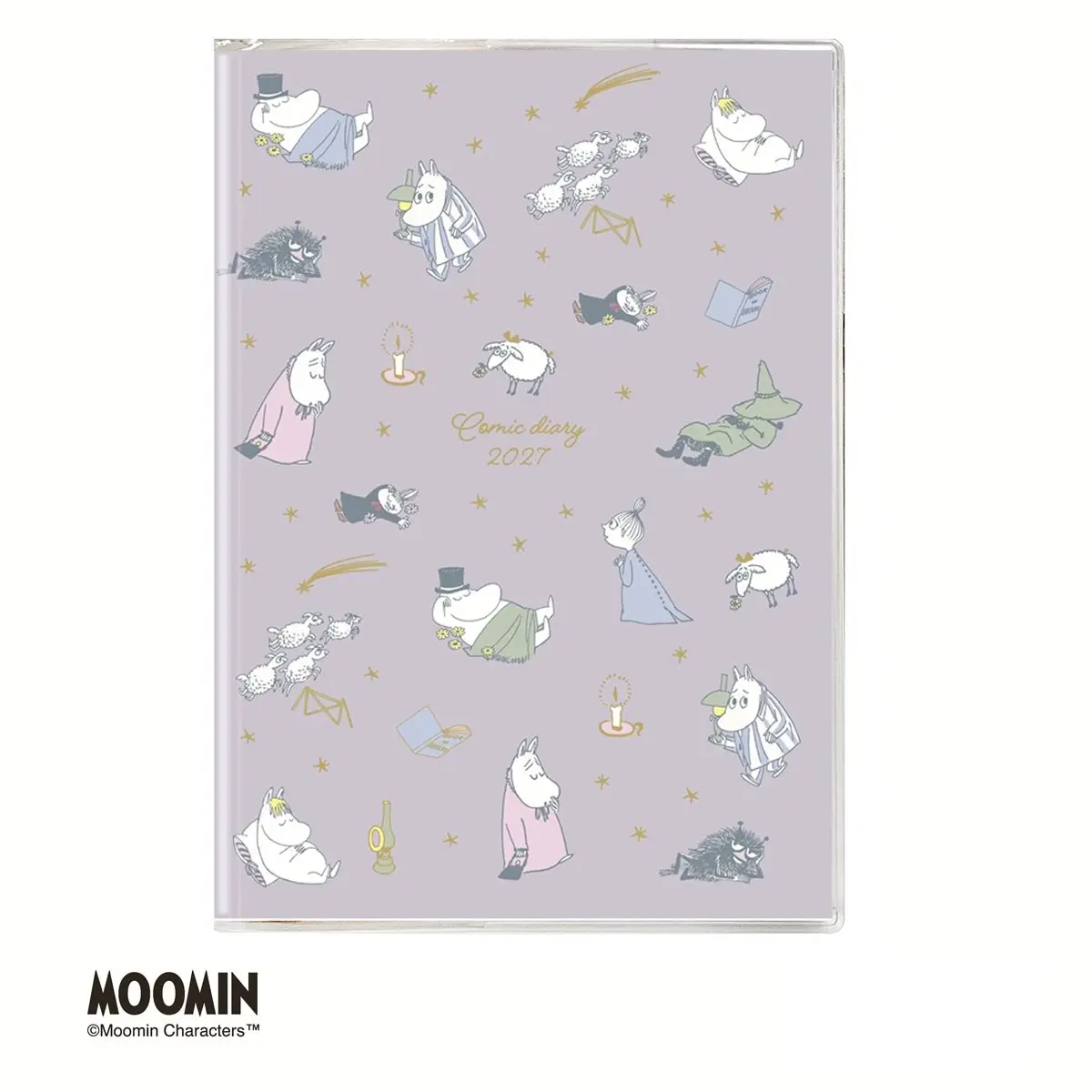 2027 日本 APJ B6週計畫手帳/ Moomin/ 晚安