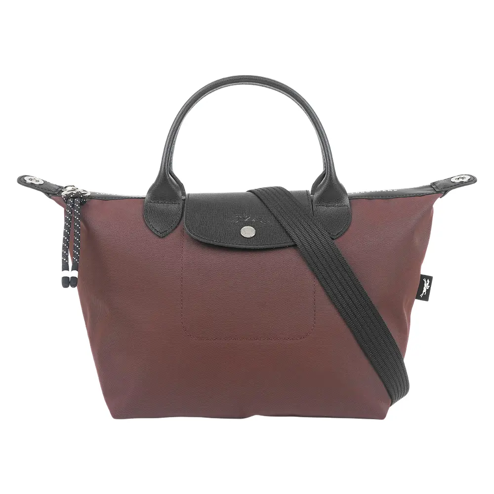 【LONGCHAMP】S號 LE PLIAGE ENERGY 再生帆布二用包(可可色)/ 平行輸入