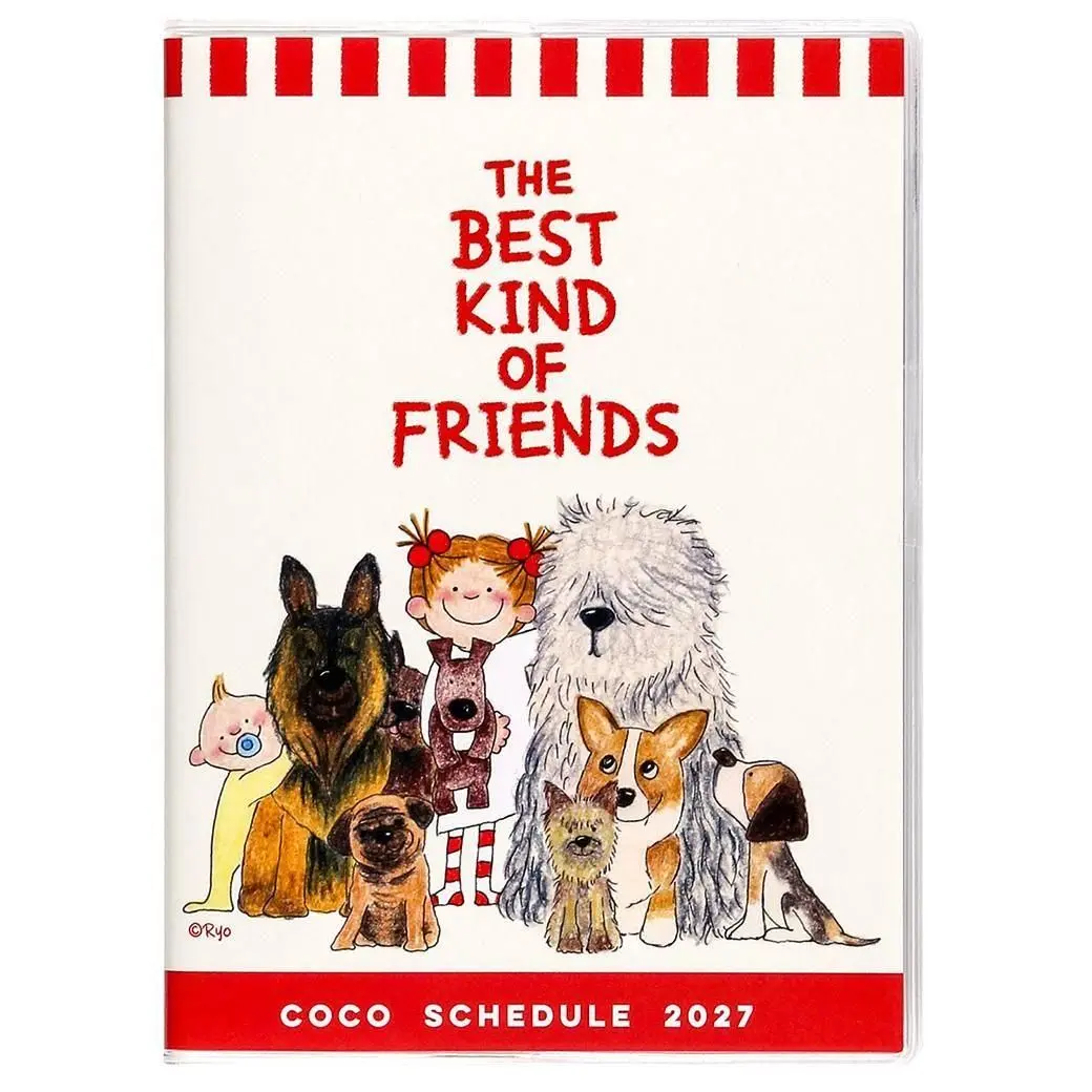 2027 日本 Greeting Life 月計畫手帳/ A6/ Coco/ 1