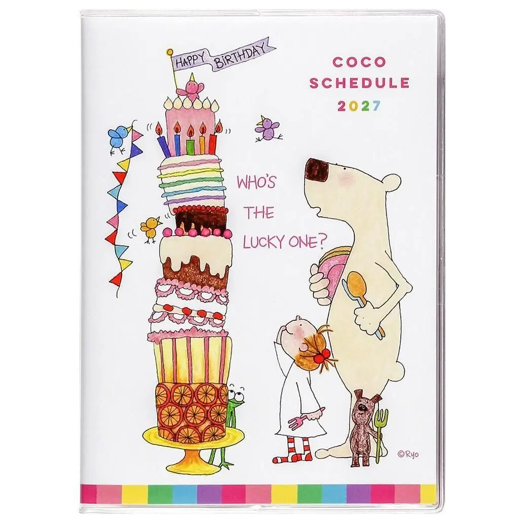 2027 日本 Greeting Life 月計畫手帳/ A6/ Coco/ 2