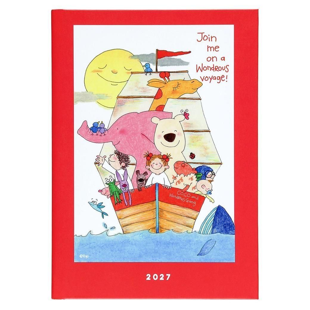 2027 日本 Greeting Life 週計畫手帳/ B6/ Coco/ Hard Cover
