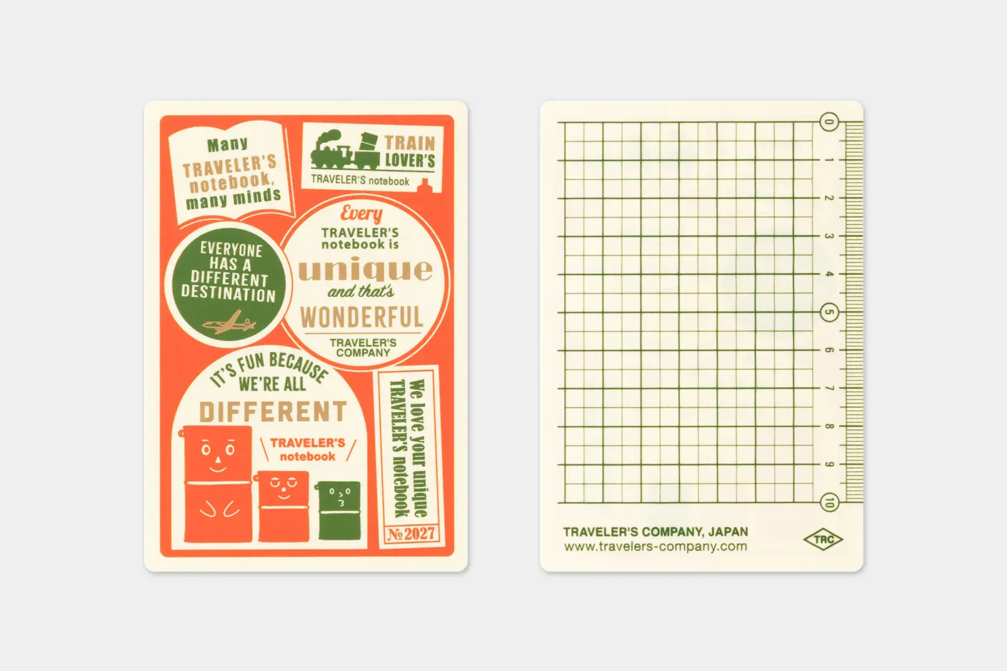 2027 日本 TRAVELER'S COMPANY TRAVELER'S notebook 墊板/ 護照尺寸