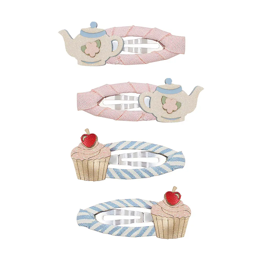 Mimi & Lula AW26甜蜜茶會/ 午後茶點滴答夾/ 4入