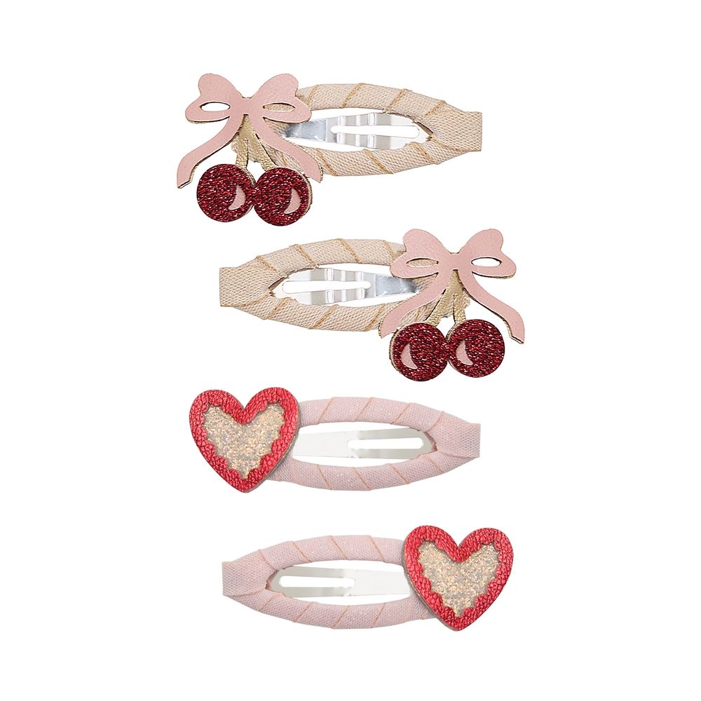 Mimi & Lula AW26甜蜜茶會/ 櫻桃甜心滴答夾/ 4入