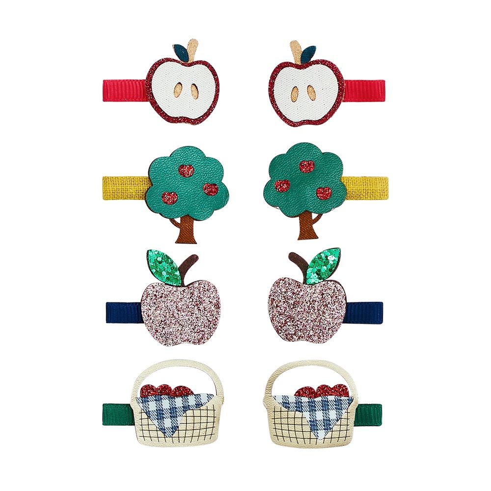 Mimi & Lula AW26森野奇遇/ 蘋果豐收迷你髮夾/ 8入
