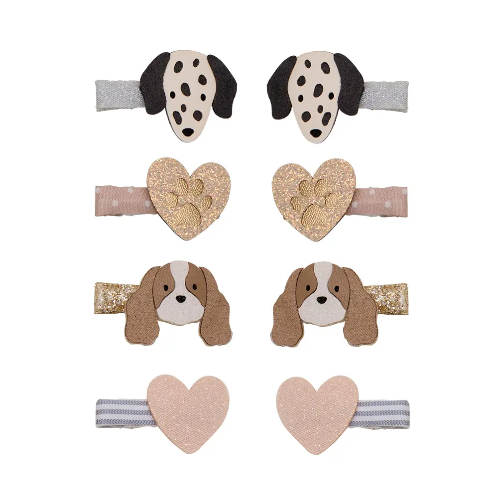 Mimi & Lula AW26森野奇遇/ 狗狗甜心迷你髮夾/ 8入