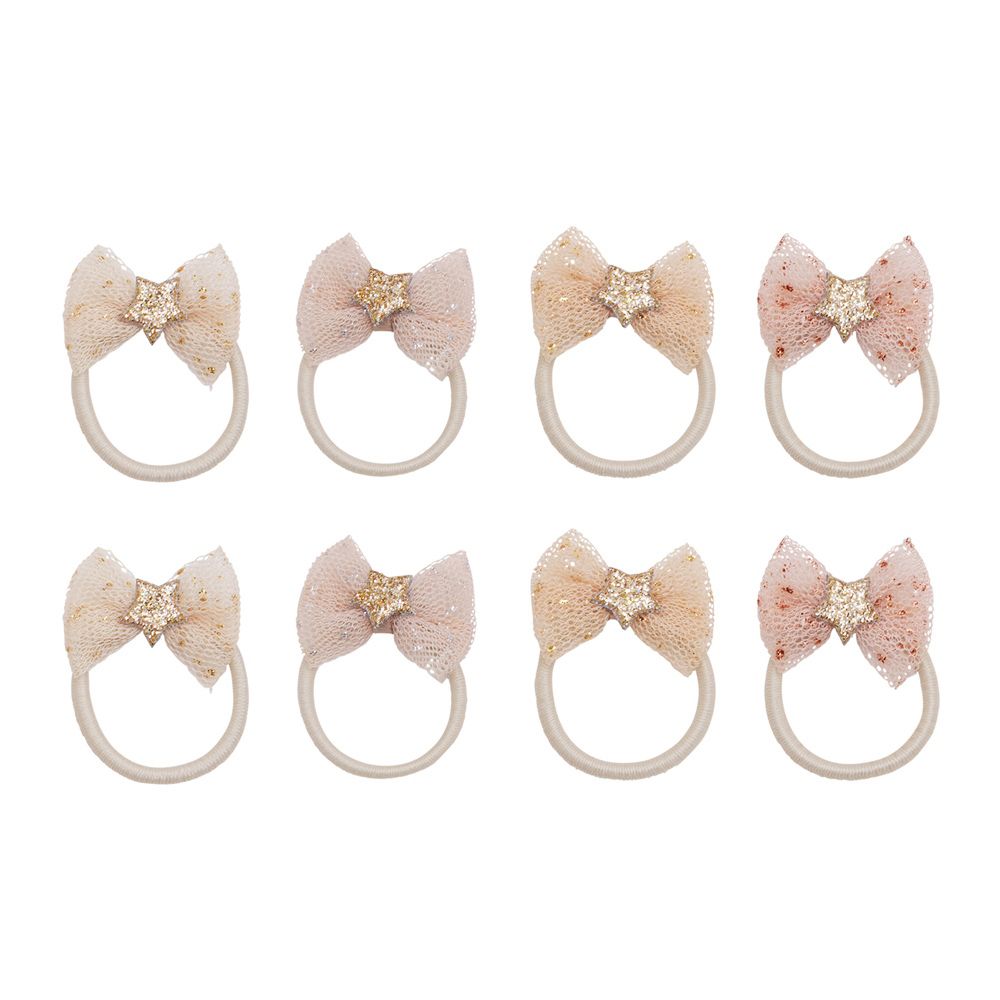 Mimi & Lula AW26芭蕾夢境/ 紗質蝴蝶結迷你髮束/ 8入