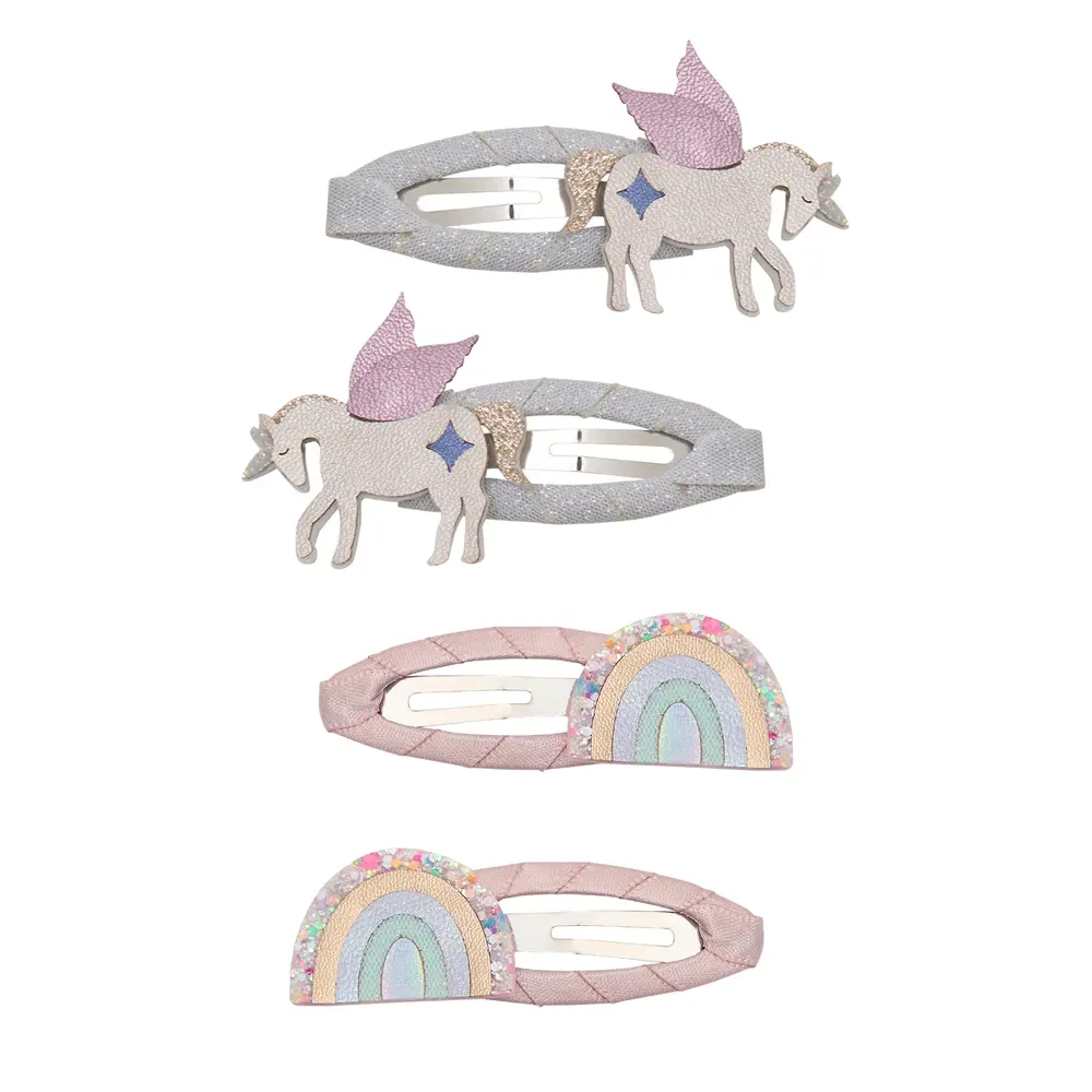 Mimi & Lula AW26夢幻仙子/ 彩虹獨角獸滴答夾/ 4入