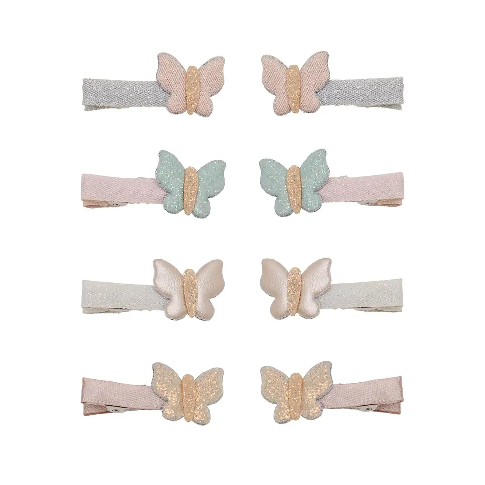 Mimi & Lula AW26夢幻仙子/ 粉彩蝶舞迷你髮夾/ 8入