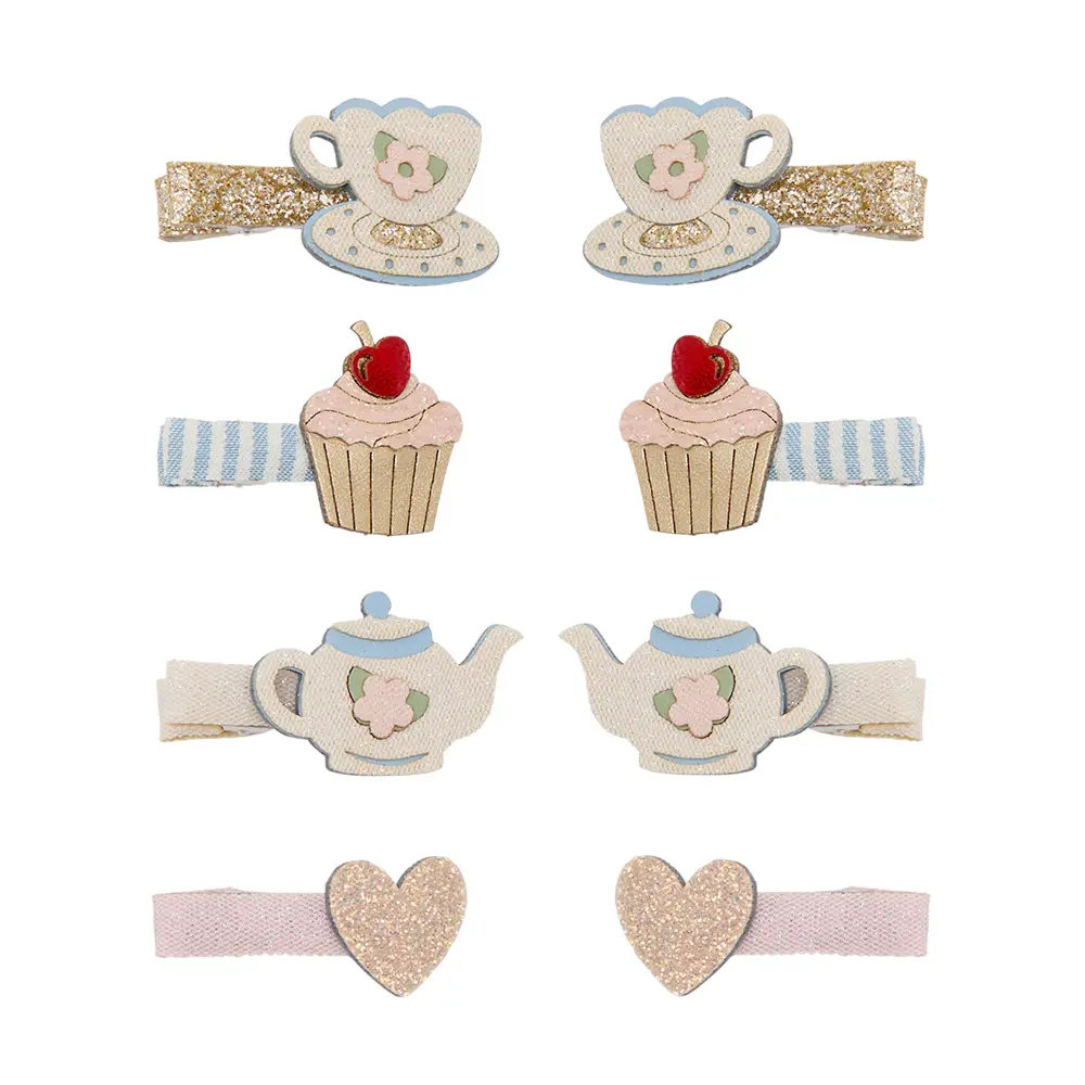 Mimi & Lula AW26甜蜜茶會/ 午後茶點迷你髮夾/ 8入