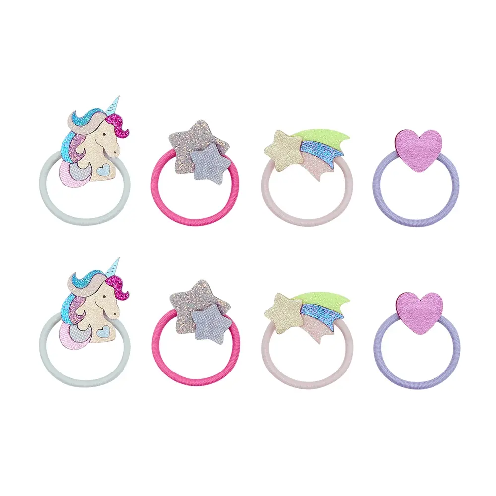Mimi & Lula AW26獨角樂園/ 閃耀獨角獸迷你髮束/ 8入