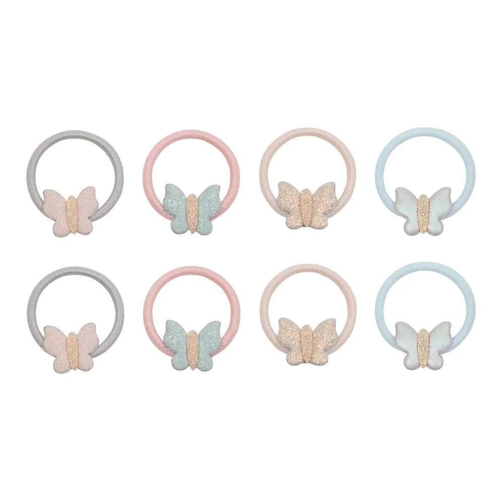 Mimi & Lula AW26夢幻仙子/ 粉彩蝶舞迷你髮束/ 8入
