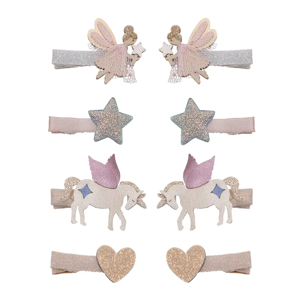 Mimi & Lula AW26夢幻仙子/ 星願獨角獸迷你髮夾/ 8入