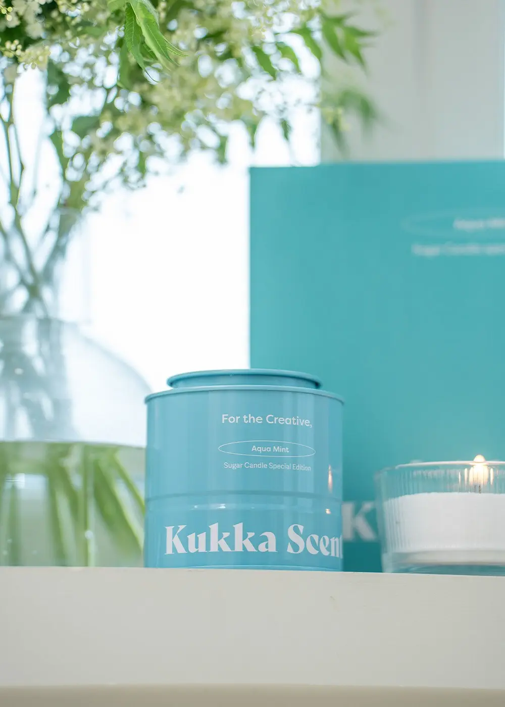 Kukka Scent砂糖蠟燭/ 水薄荷/ 單禮盒組