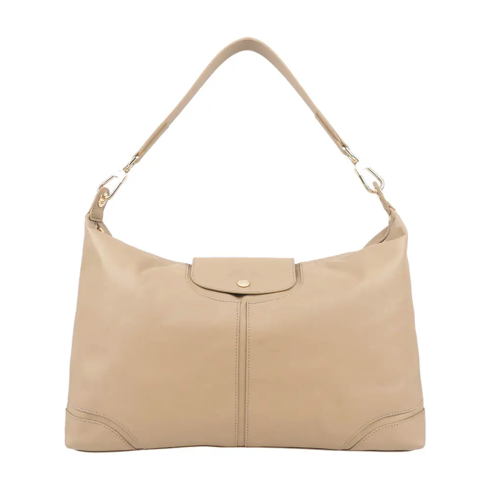 【LONGCHAMP】Le Pliage Xtra XL 牛皮超大款肩背包(風衣卡其色)/ 平行輸入