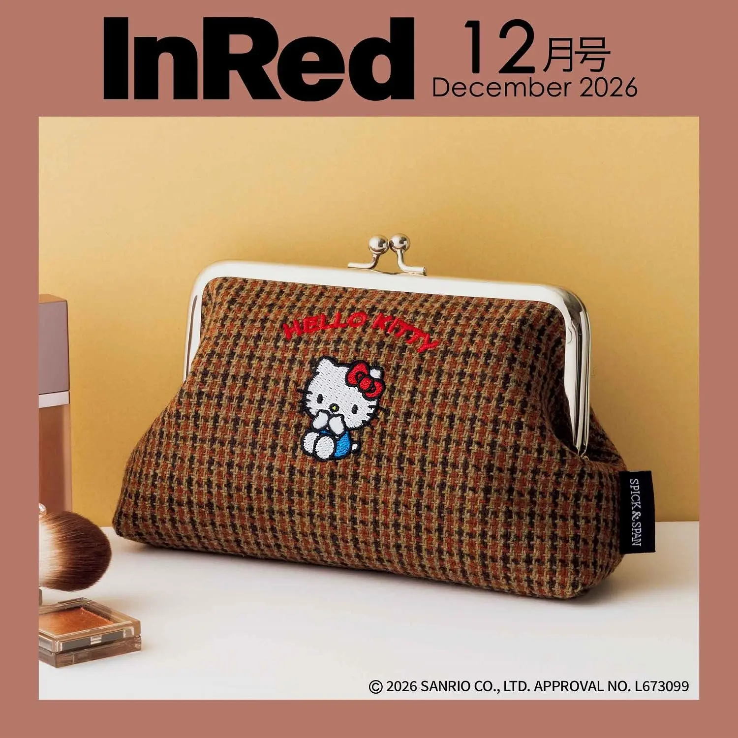 In Red (12月/2026/附HELLO KITTY×Spick&Span刺繡口金包)