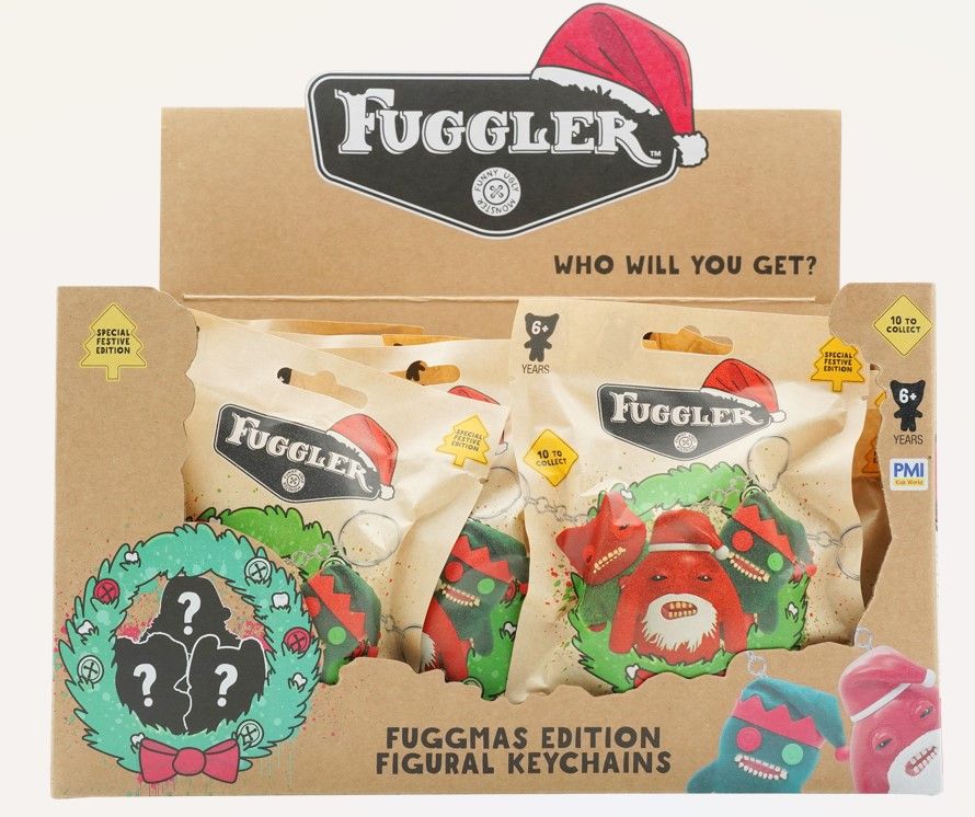 FUGGLER放克牙寶鑰匙圈/ 聖誕系列/ 共10款隨機出貨