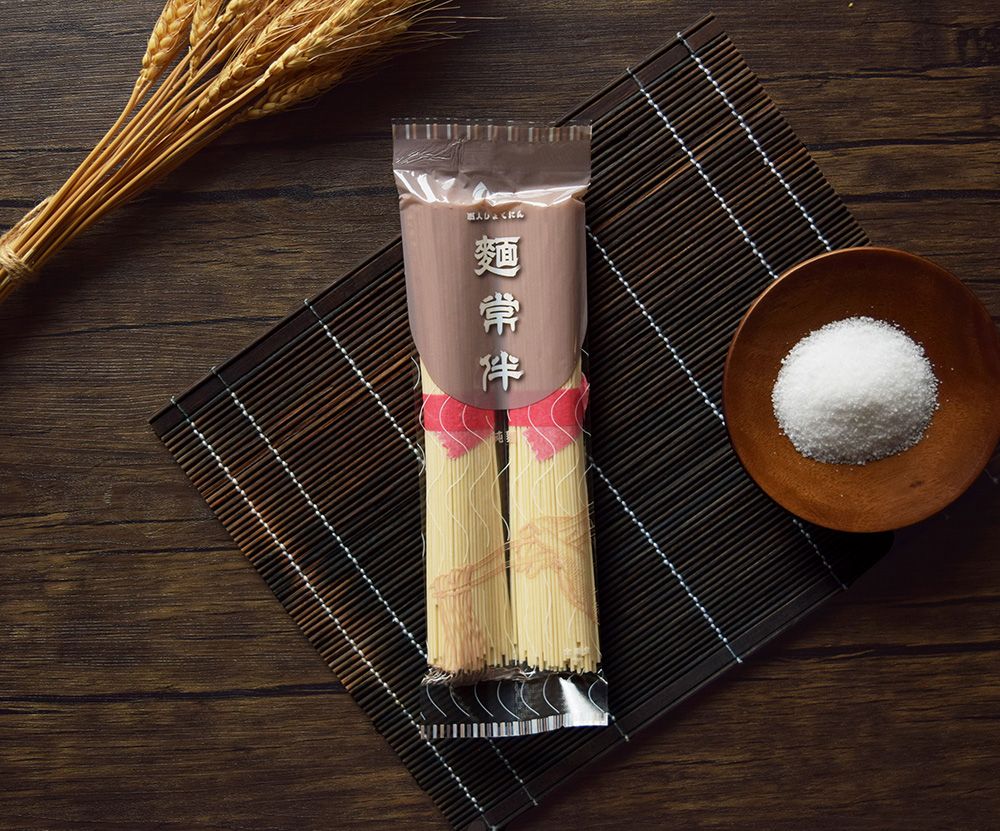 台灣精華 麵常伴 稻庭工藝手揉麵 純麵(180g/包) 每份11.5g蛋白質