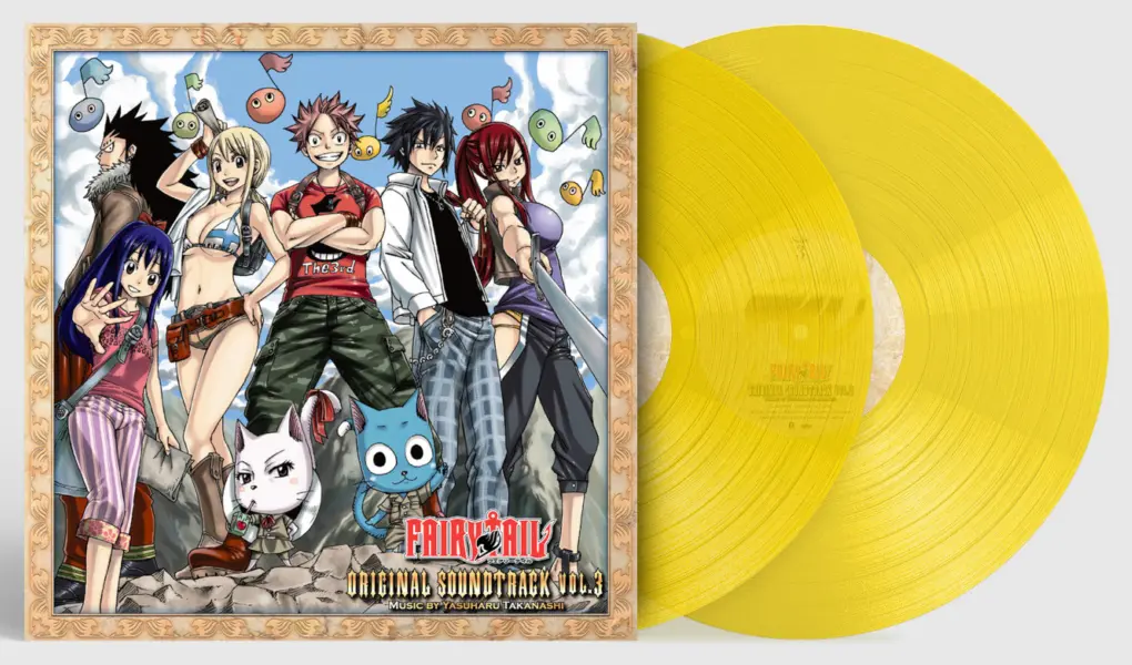 Fairy Tail: TV Anime Original Soundtrack Vol. 3 (2LP/Clear Yellow Vinyl)